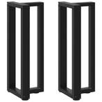 vidaXL Console tafelpoten 2 st T-vormig 38x25x(72-73) cm, Verzenden