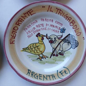 Buon Ricordo- Tema Mare & Terra  - Ceramica Vietri Mare -