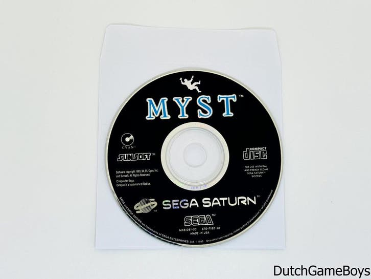 Sega Saturn - Myst - CD Only, Games en Spelcomputers, Games | Overige, Gebruikt, Verzenden