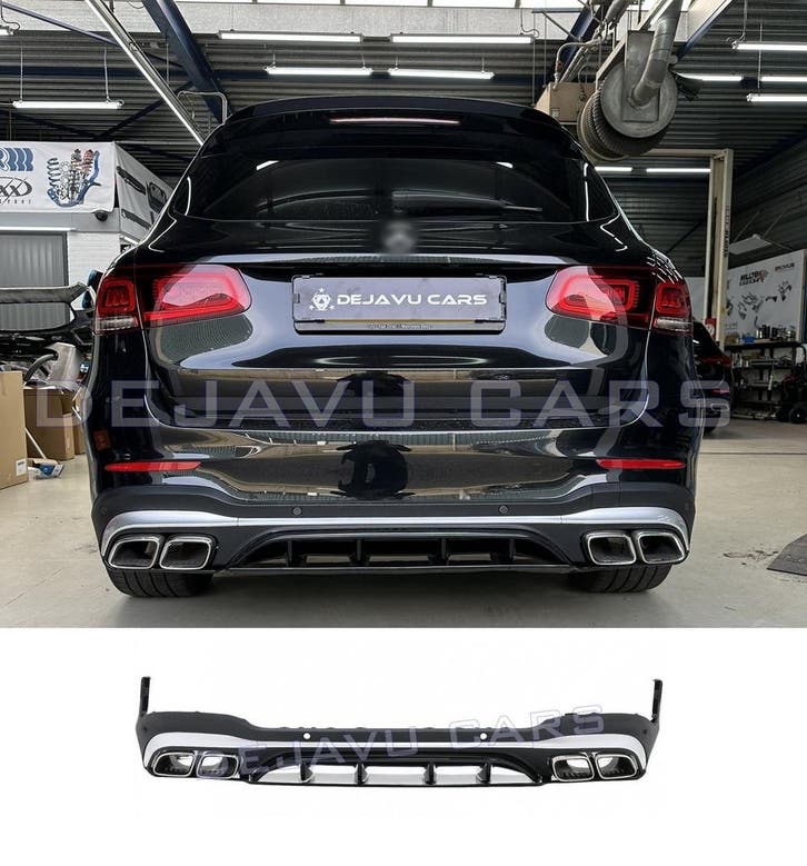 Facelift GLC63 AMG Look Diffuser voor Mercedes GLC X253 SUV, Autos : Divers, Tuning & Styling, Enlèvement ou Envoi