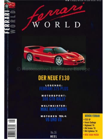 1994 FERRARI WORLD MAGAZINE 16 DUITS