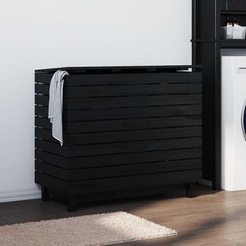 vidaXL Wasmand 88,5x44x76 cm massief grenenhout, Huis en Inrichting, Verzenden, Nieuw