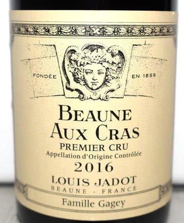 2016 Famille Gaget (Louis Jadot) Aux Cras - Beaune 1er Cru, Collections, Vins