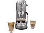 De Longhi - Semi automatische espressomachine - Zilver, Electroménager, Verzenden, Gemalen koffie