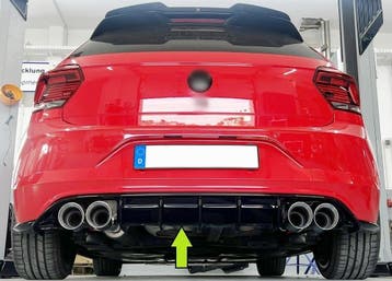 Aggressive Diffuser voor Volkswagen Polo GTI / R-Line, Ophalen of Verzenden