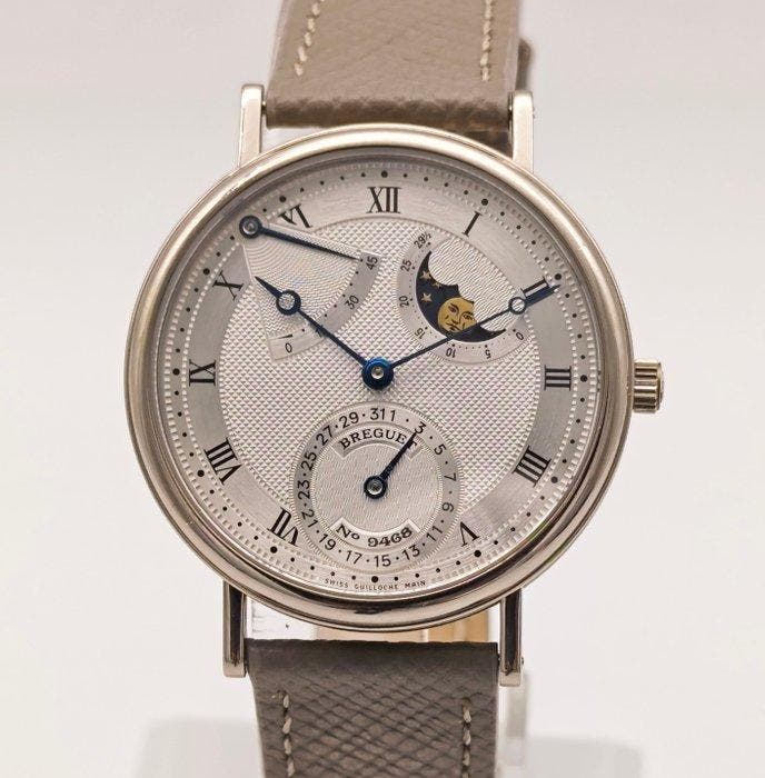 Breguet - Classique Power Reserve Moonphase - 3137BB/11/986, Handtassen en Accessoires, Horloges | Heren