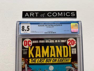 Kamandi The Last Boy On Earth #6 - Death of Flower - CGC 8.5, Nieuw