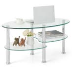 2dekans | Coast Salontafel - 3 Laags - Gehard Glas - Modern, Ophalen of Verzenden