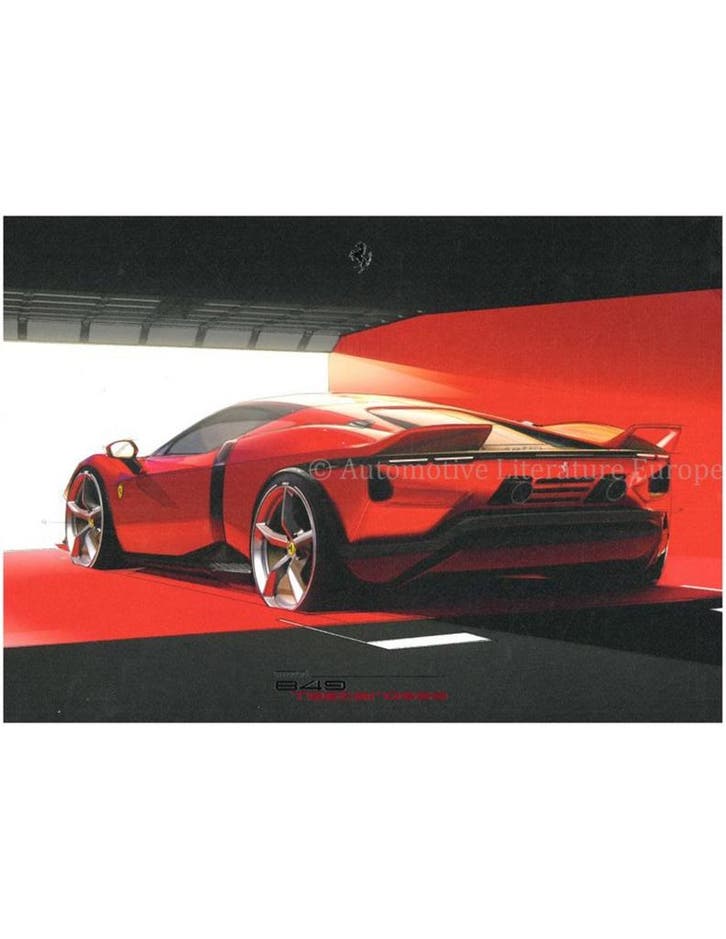 2025 FERRARI 849 TESTAROSSA LITHOGRAFIE, Livres, Autos | Brochures & Magazines