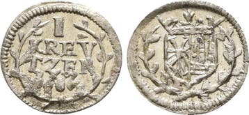 1 Kreuzer 1686 Friedberg Reichsburg: Philipp Adolph, 1685..., Verzenden, België