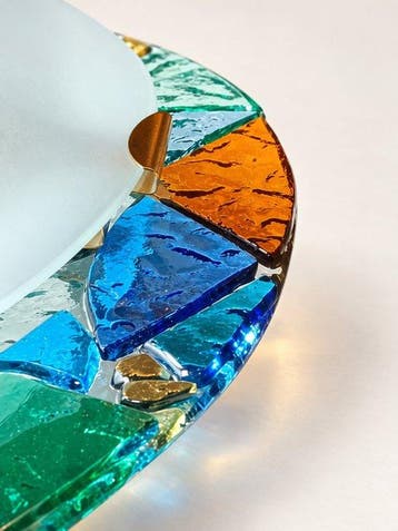 Plafondlamp - Muranoglas - Murano-glas mozaïek