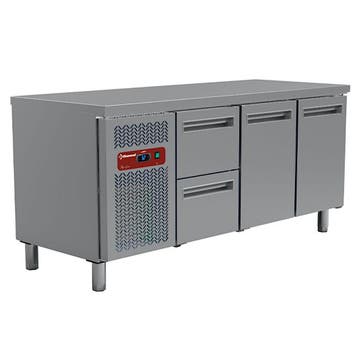 Koelwerkbank | 405L | 2 Deuren + 2 Laden (1/1 GN) |, Verzenden