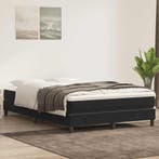 vidaXL Boxspring met matras fluweel zwart 160x210 cm, Verzenden, Nieuw