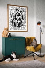 Roger Haus - Street Cat III - XL, Antiek en Kunst