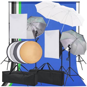 vidaXL Fotostudio verlichtingsset, TV, Hi-fi & Vidéo, Photo | Studio photo & Accessoires, Verzenden