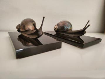 Fide - sculptuur, Coppia di chiocciole Fide 1979 - 13 cm -