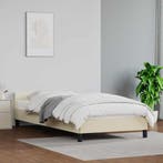 vidaXL Bedframe met hoofdeinde zonder matras 100x200 cm, Verzenden