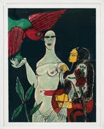 Corneille (1922-2010) - Hommage à Eric Satie, Antiek en Kunst