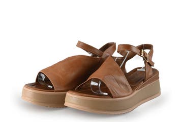 Laurent David Sandalen in maat 39 Cognac, Vêtements | Femmes, Verzenden, Sandalen of Muiltjes