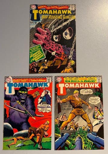 Tomahawk/Wanted/Hawk Dove/Weird War/Sword Sorcery vari