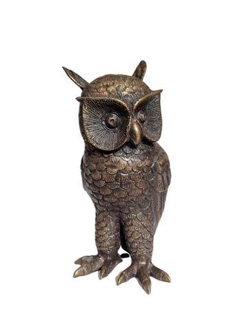 Bronze owl - Beeldje - A bronze owl - Brons, Antiek en Kunst