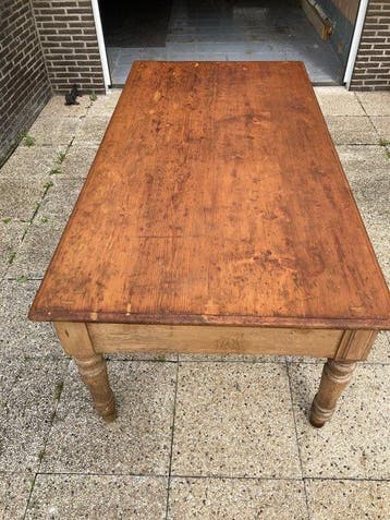 Bureau - Spar - Massief houten bureau