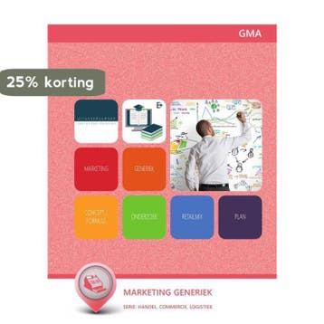 GMA 1 / Marketing generiek: commercie, retail, logistiek, Boeken, Verzenden, Zo goed als nieuw, J.J.A.W. van Esch