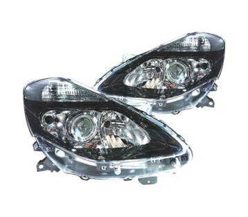 PHARES POUR RENAULT CLIO III COLLECTION 09-12 NOIR, Verzenden