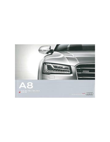 2014 AUDI A8 | S8 BROCHURE DUITS, Nieuw