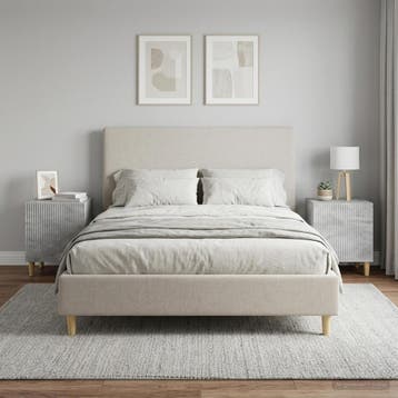 vidaXL Nachtkastje 2 st Betongrijs 43 x 34,5 x 50 cm Bewerkt, Verzenden, Nieuw