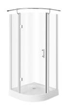 Sanifun douchecabine Renan 900 x 900 helder glas, Doe-het-zelf en Bouw, Sanitair, Ophalen of Verzenden, Nieuw