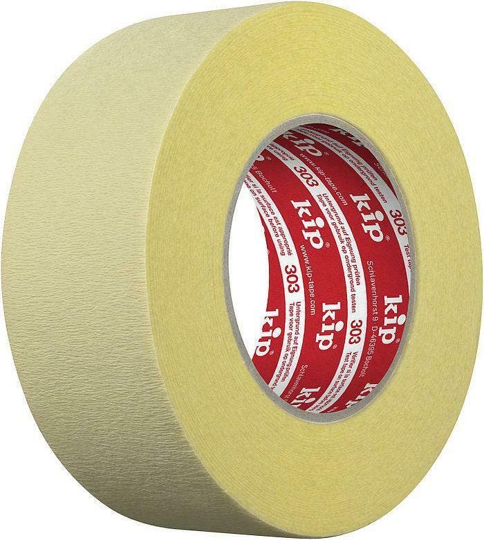 Kip 303 Crepe tape geel KIP-303-xx, Bricolage & Construction, Peinture, Vernis & Laque, Envoi