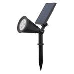 Solar grondspot 2 watt met spies daglicht wit BatterijSolar, Zonne-energie, Kunststof, Verzenden, Nieuw