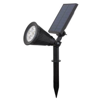 Solar grondspot 2 watt met spies daglicht wit BatterijSolar, Zonne-energie, Kunststof, Verzenden, Nieuw