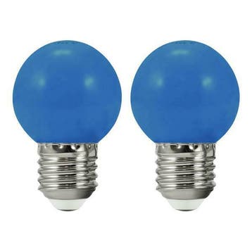 2x LED prikkabel lamp - BLAUW - voor lichtsnoer 36V, Verzenden, Nieuw