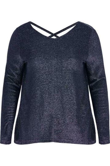 Shirt Zizzi glitter tricot kruisband maat l, Kleding | Dames, T-shirts, Verzenden, Nieuw