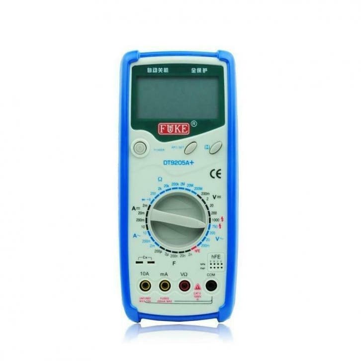 Digitale multimeter DT9208A+, Doe-het-zelf en Bouw, Elektriciteit en Kabels, Kabel of Snoer, Verzenden