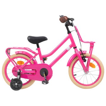 vidaXL Kinderfiets 12 Inch voor 2-4 jaar oud Donkerroze, Verzenden, Nieuw