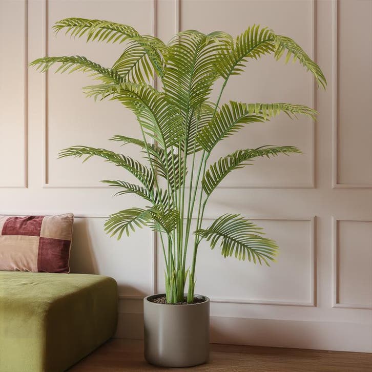 Plante artificielle - palmier aréca 185 cm - 185 cm, Huis en Inrichting, Woonaccessoires | Overige, Verzenden