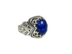 Lapis lazuli - Zilver - Ring, Antiek en Kunst