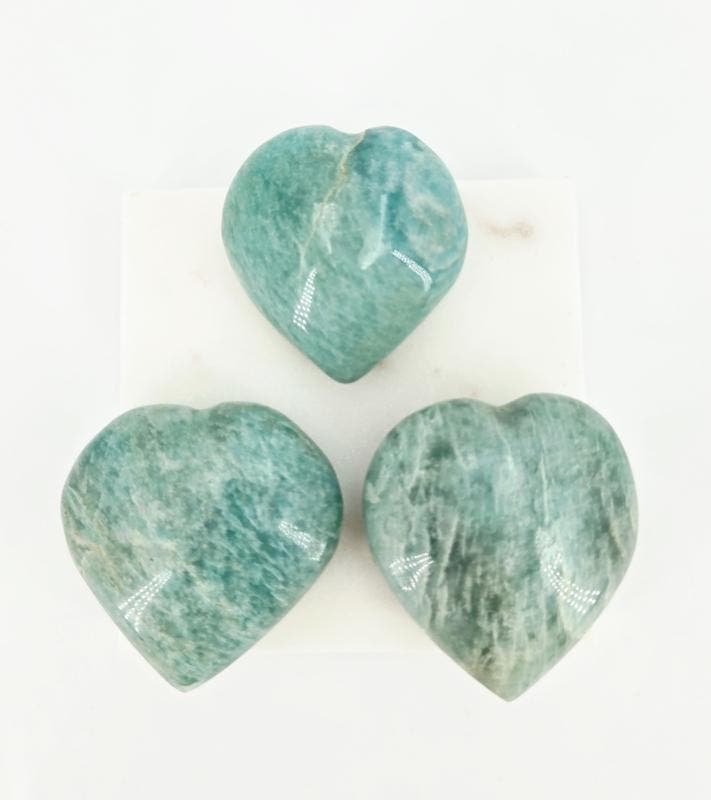 Amazoniet hart, Handtassen en Accessoires, Edelstenen, Ophalen of Verzenden