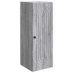 vidaXL Wandkast Grijs Sonoma 33 x 34,5 x 90 cm Bewerkt hout, Verzenden, Nieuw