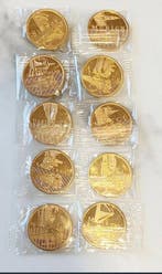 Jeux Olympiques - Colección completa Monedas Oro 22k Juegos