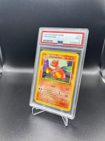 Pokémon - 1 Graded card - Charmeleon #24 Base Set - PSA 9 -