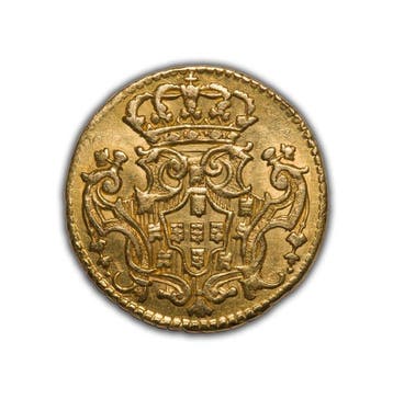 Portugal. D. João V (1706-1750). Meio Escudo (800 Reis) 1744