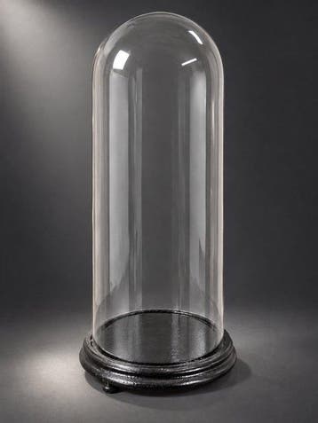 Stolp - Glas, Hout - 1940-1950 - Rond model