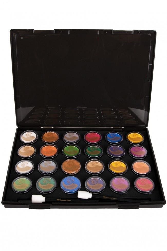 PXP Schmink Case Met Inlay 24 X 10 Gram Plus Penseel Ruimte, Hobby en Vrije tijd, Feestartikelen, Nieuw, Verzenden
