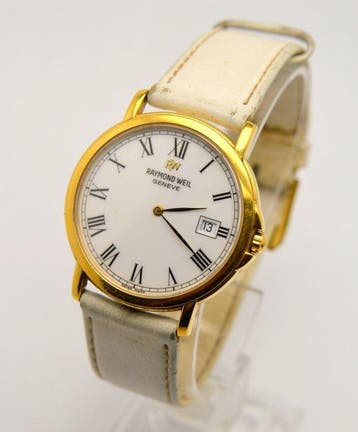 Raymond Weil - Geneve 18K Gold Electroplated - 34 mm - Sans