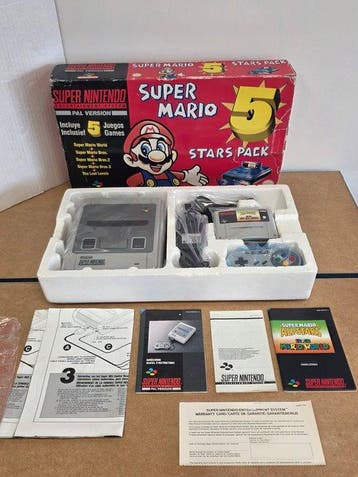 Nintendo - Snes - Super Nintendo - Very Rare - Super Mario 5, Nieuw