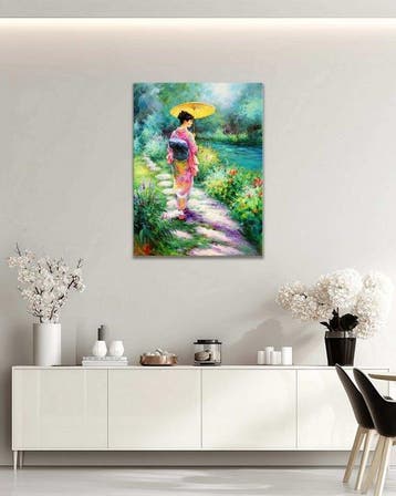 Stefano - Garden Path in Bloom